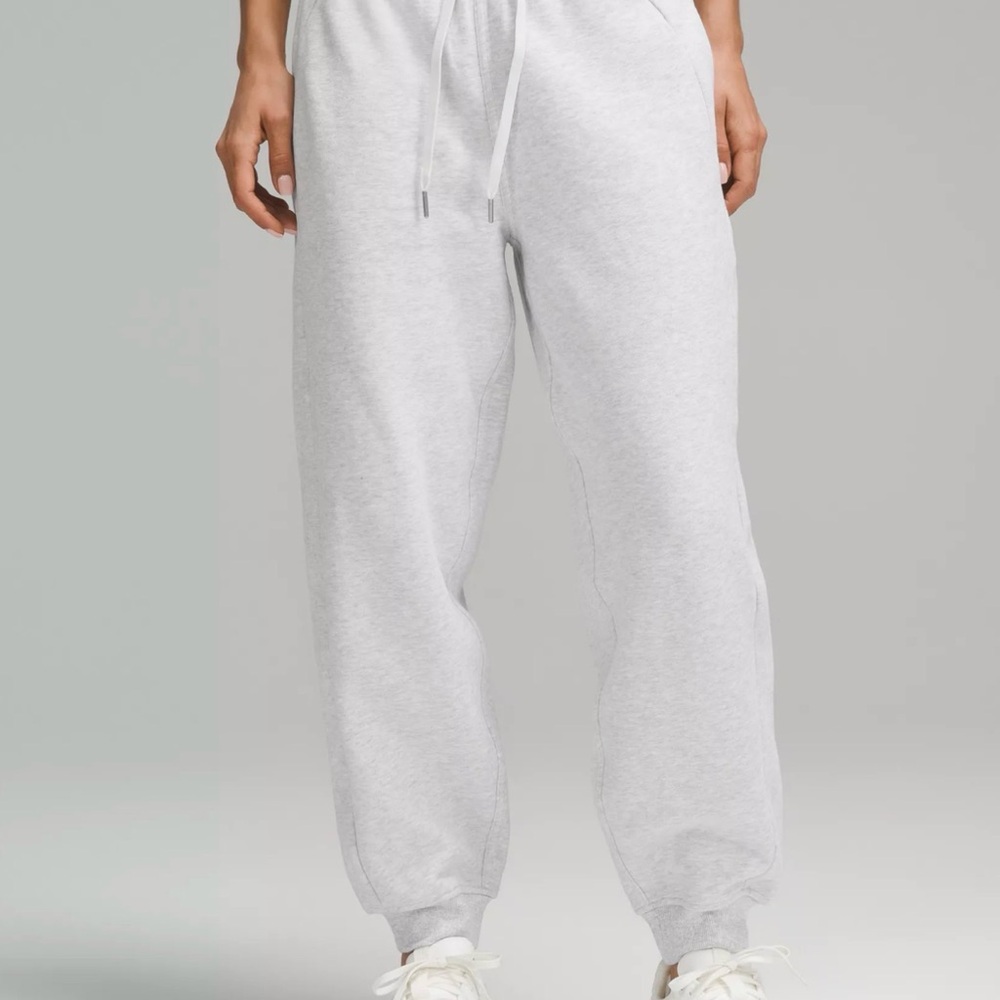 Lululemon Scuba Light Gray Jogger